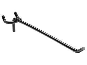 USC H-7139 STRAIGHT HOOKS FOR PEGBOARD - 8", BLACK