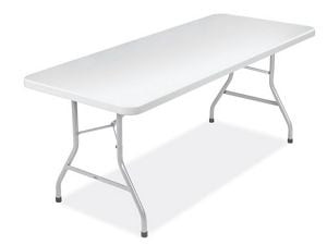 USC H-2750FOL-W ECONOMY FOLDING TABLE - 72 X 30", WHITE
