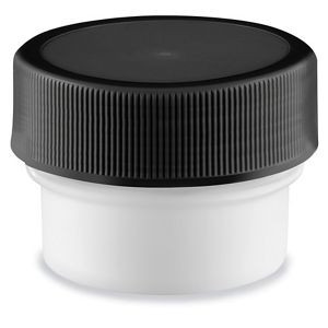USC S-17036B-BL WHITE ROUND WIDE-MOUTH PLASTIC JARS BULK