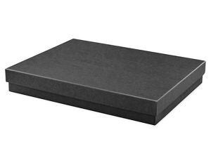 USC S-24028 JEWELRY BOXES - 7 X 5 12 X 1", BLACK MAT