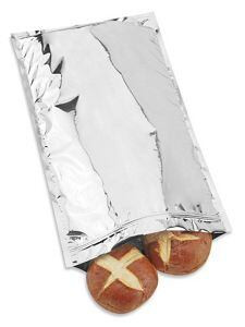USC S-24087 METALIZED FOOD BAGS - RECLOSABLE, 10 X 1