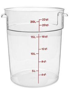 USC S-24254 CAMBRO? ROUND FOOD STORAGE CONTAINERS - 