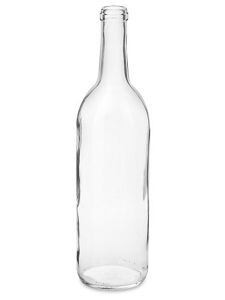 USC S-24386C WINE BOTTLE - 750 ML, CLEAR