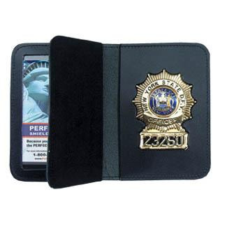 PERFECT FIT 128 DUTY LEATHER BOOK STYLE CASE W/ DOUBLE I