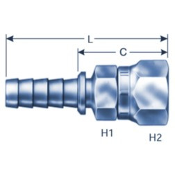 GATES CORPORATION 80147 HYD/HOSE FITTINGS