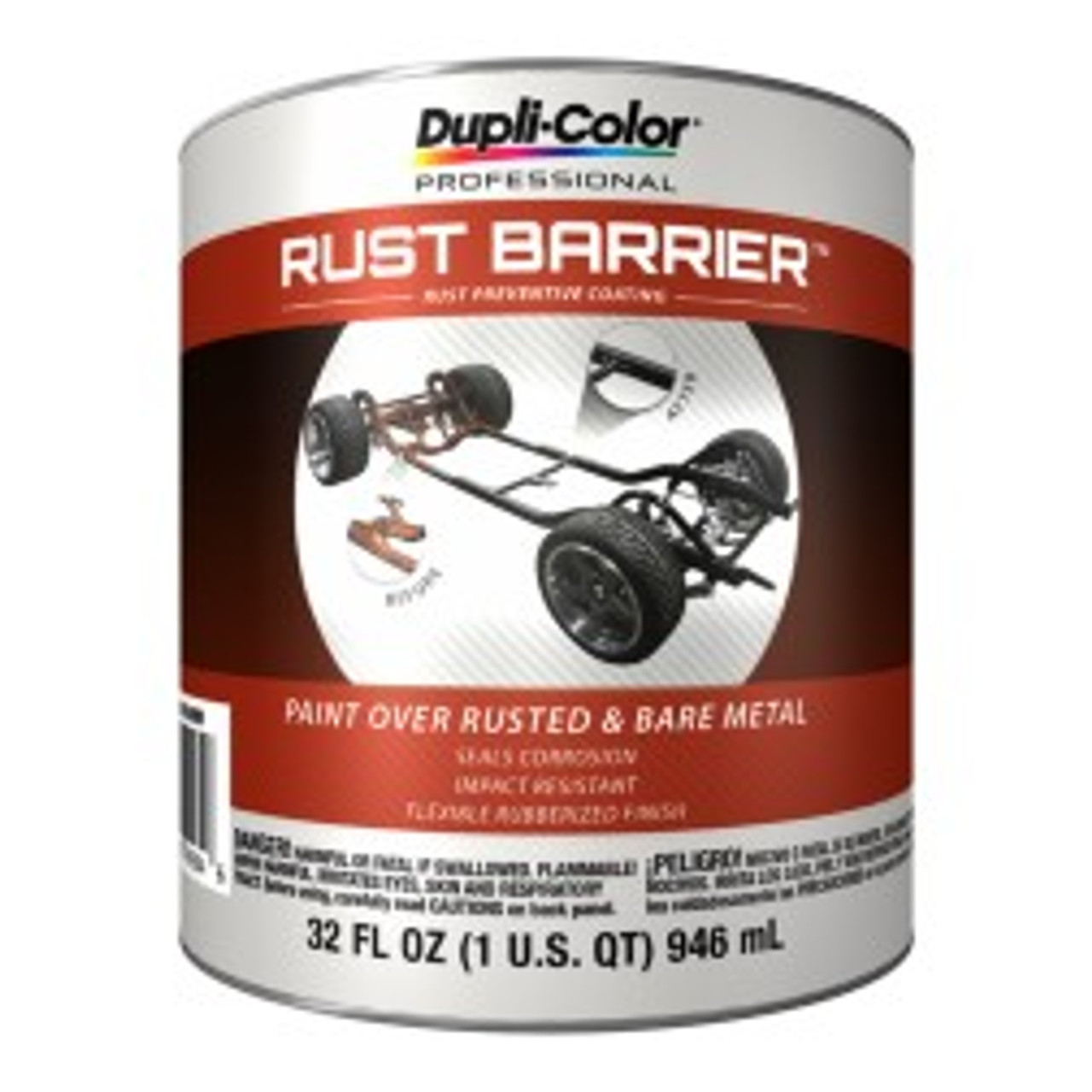 DUPLI-COLOR RBQ100 RUST PREVENT COAT/BLK