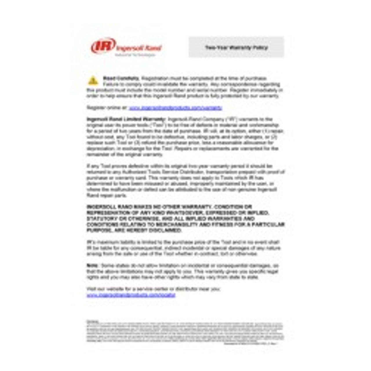 INGERSOLL-RAND 2850MAX6 IMPACT WRENCH-ANVIL INGERSOLL-RAND 2850MAX6 IMPACT WRENCH-ANVIL