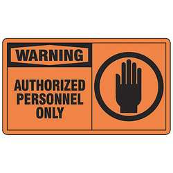 ACCUFORM SIGNS LADM302VSP SAFETY LABEL 5 IN W 3-1/2 IN H PK5
