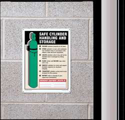 ACCUFORM SIGNS MCPG503VS SAFETY SIGN LABEL 10 IN H 7 IN W