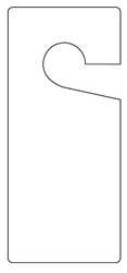 ACCUFORM SIGNS TAD835 BLANK TAG 9 X 4 IN WHT PLSTC PK10