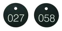 ACCUFORM SIGNS TDG301BK NUMBERED TAGS 1-1/8IN 101 TO 200 PK100