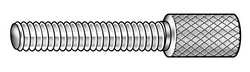ACCURATE MFD PRODUCTS Z0776 THUMB SCREW KNURLED 10-32X1 L 18-8 SS