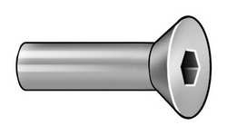 ACCURATE MFD PRODUCTS Z1646 ARCHITECTURAL BOLT SS FLAT 1/4X1 IN