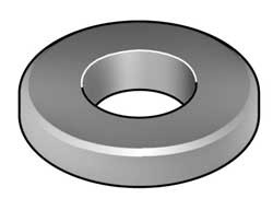 ACCURATE MFD PRODUCTS Z9190-BEV-H FLAT WASHER BEVELED STL FITS 1-1/8 IN