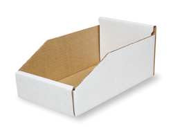 ACORN CORRUGATED BOX 1W768 CORRUGATED SHELF BIN 200 LB. 8-1/4 IN W