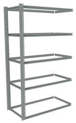 TENNSCO CORP ZB7-4824A-5 BOLTLESS SHELVING ADD-ON 48X24 5 SHELF