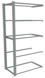 TENNSCO CORP ZAH7-4824A-5 BOLTLESS SHELVING ADD-ON 48X24 5 SHELF