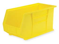 AKRO-MILLS 30265YELLO F8694 HANG/STACK BIN H 9 W 8 1/4 D 18 YE