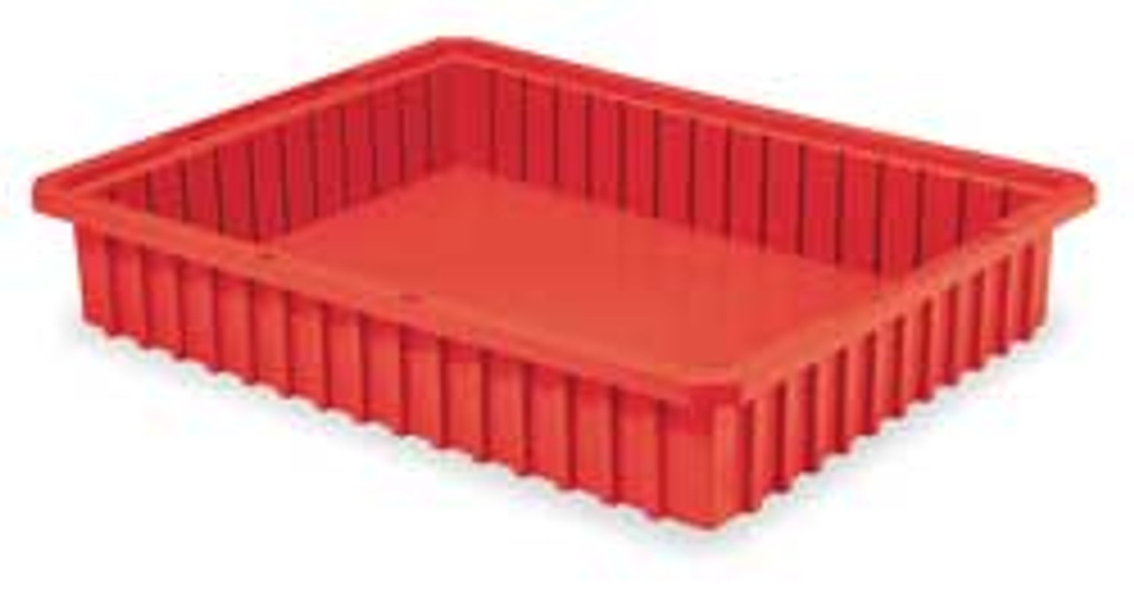 AKRO-MILLS 33224RED 0.61 CU FT, 30 LB LOAD CAPACITY RED POLY