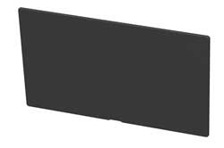 AKRO-MILLS 41480 SHELF DRAWER DIVIDER BLACK PK6