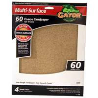 ALI INDUSTRIES 4440 SANDPAPER, COARSE 60-GRIT, 9 X 11-IN., 4