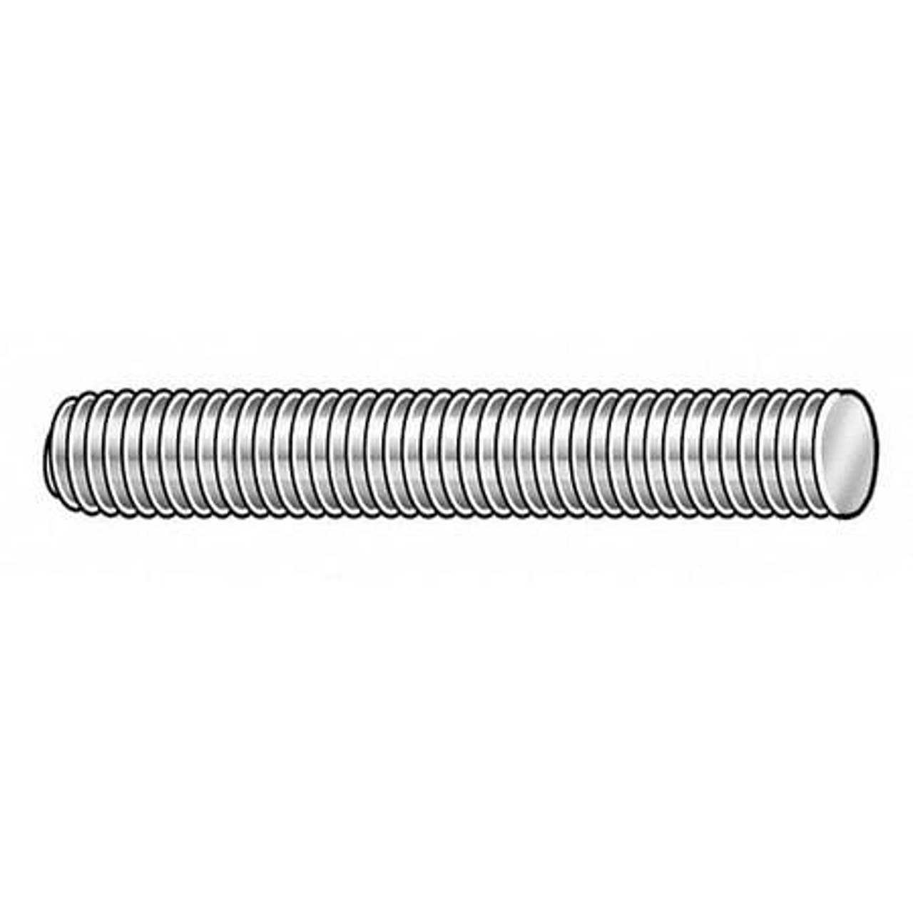 ALL AMERICA THREADED PRODUCTS AL.51601806.PL.DAR THREADED ROD  5/16-18X6 FT