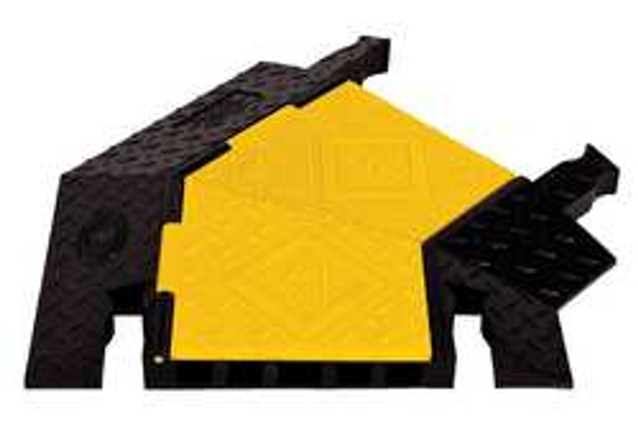 YELLOW JACKET YJ5TR-125-Y/B CABLE PROTECTOR 45RIGHT,HINGED,5 CHANNEL
