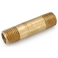 ANDERSON METAL CORP 38300-0230 PIPE NIPPLE RD BRASS 1/8X3    
