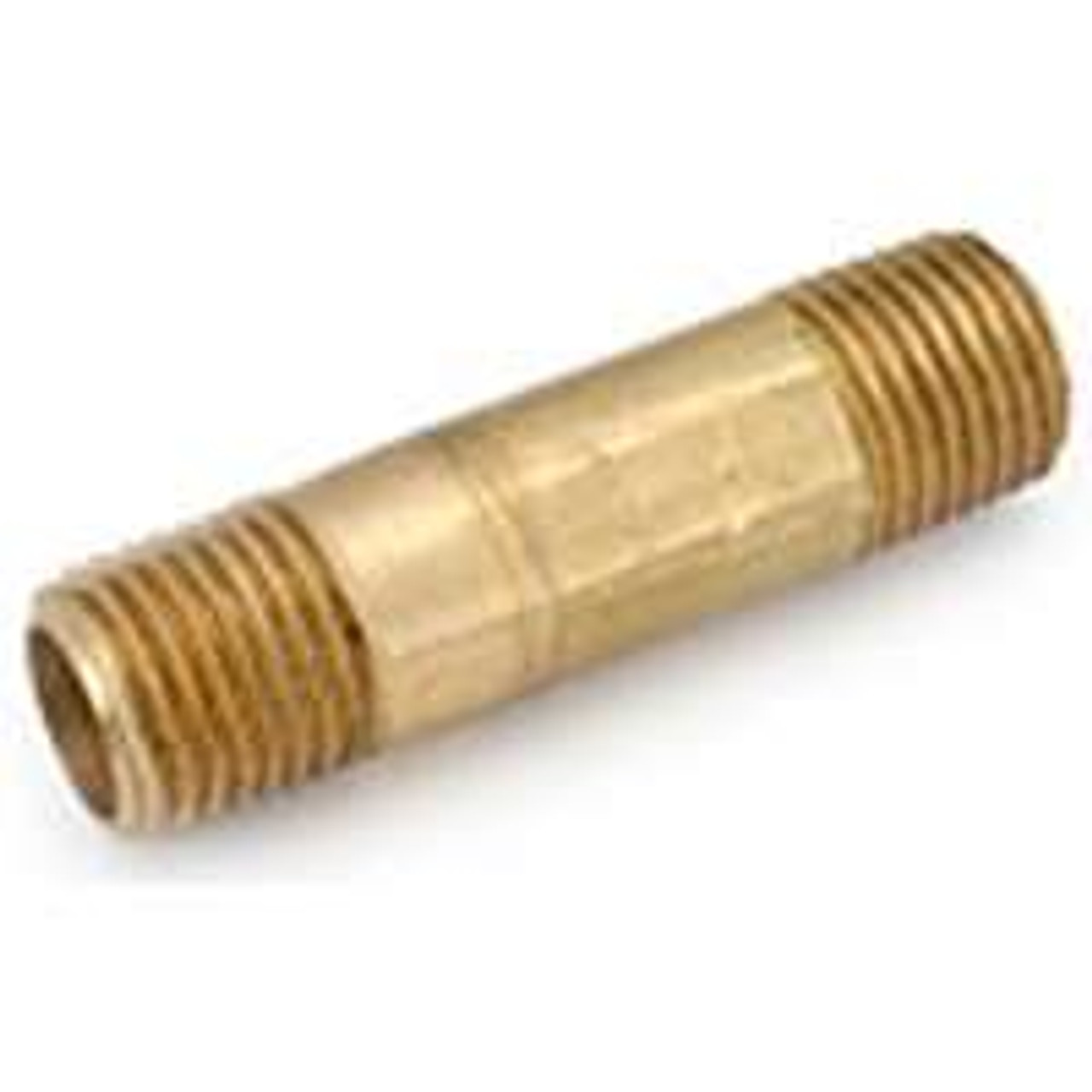 ANDERSON METAL CORP 38300-0440 PIPE NIPPLE BRASS 1/4X4       
