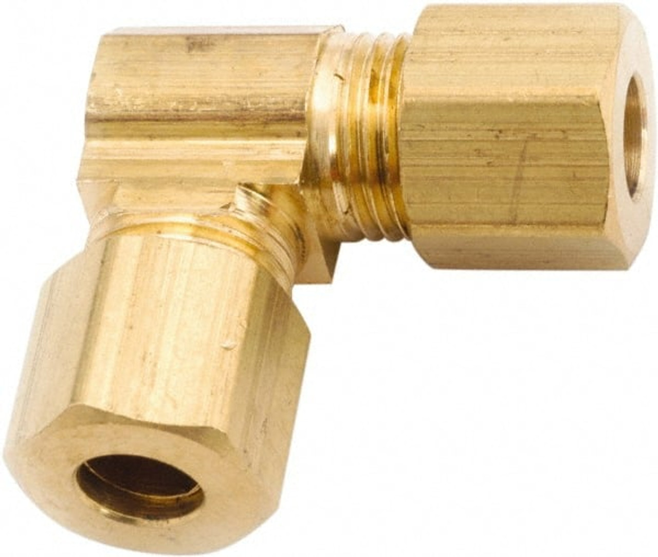 ANDERSON METAL CORP 750065-04 COMPRESSION ELBOW 1/4X1/4 LF  