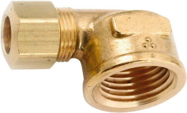 ANDERSON METAL CORP 750070-0606 ELBOW BRASS CXFIP 3/8X3/8     