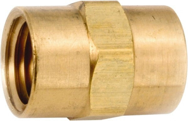 ANDERSON METAL CORP 756103-04 PIPE FITTINGS, BRASS COUPLING, LEAD FREE