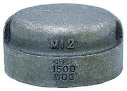 ANVIL 0318901345 CAP MALLEABLE IRON 1 IN.