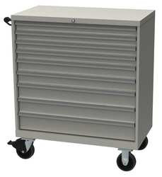 LISTA XSHS0900-0903MLG MOBILE MODULAR DRAWER CABINET LIGHT GRAY