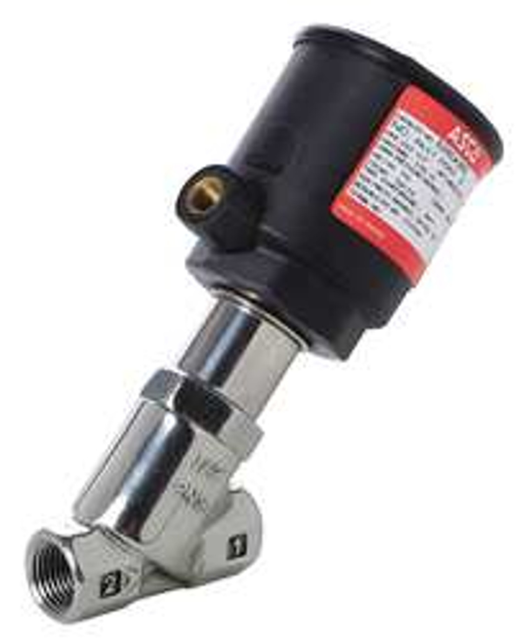ASCO 8290A395 ANGLE BODY PISTON VALVE SS NC 1 IN
