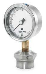 ASHCROFT 251009AW02L/310SSLXCG30 D0988 PRESSURE GAUGE 0 TO 30 PSI 2-1/2IN