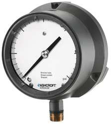 ASHCROFT 451379ASL04LVAC PRESSURE GAUGE 30 HG TO 0 4-1/2IN 1/2IN