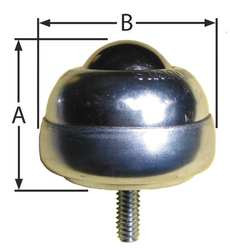 ASHLAND CONVEYOR W25904 BALL TRANSFER THREADED BALL DIA 1 IN