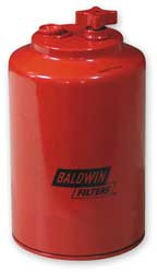 BALDWIN FILTERS BF1216 FUEL FILTER 12-3/32X4-11/16X12-3/32 IN