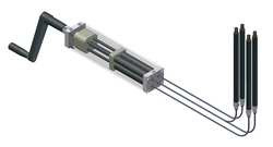 BANSBACH EASYLIFT EM00100 HAND CRANK HYDRAULIC ACTUATION 8 IN