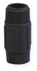 BANJO CORPORATION NIP150-5 NIPPLE 1 1/2 X 5 IN MNPT POLY BLACK