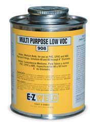 EZ WELD WW90803 CEMENT 16 OZ AMBER PVC CPVC ABS