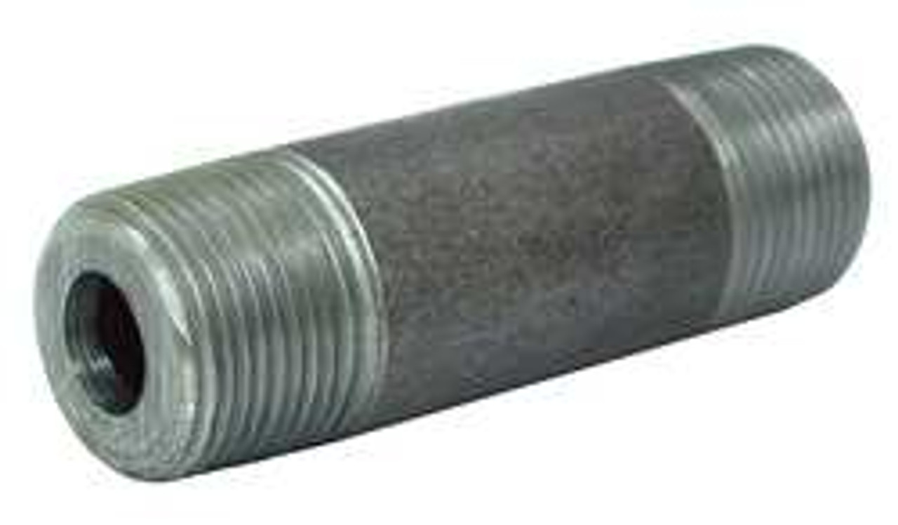 BECK 0332712405 BLACK PIPE NIPPLE THREADED 1/2X12 IN