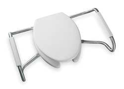 BEMIS MFG MA2150T-000 TOILET SEAT OPEN FRONT 17-11/16 IN