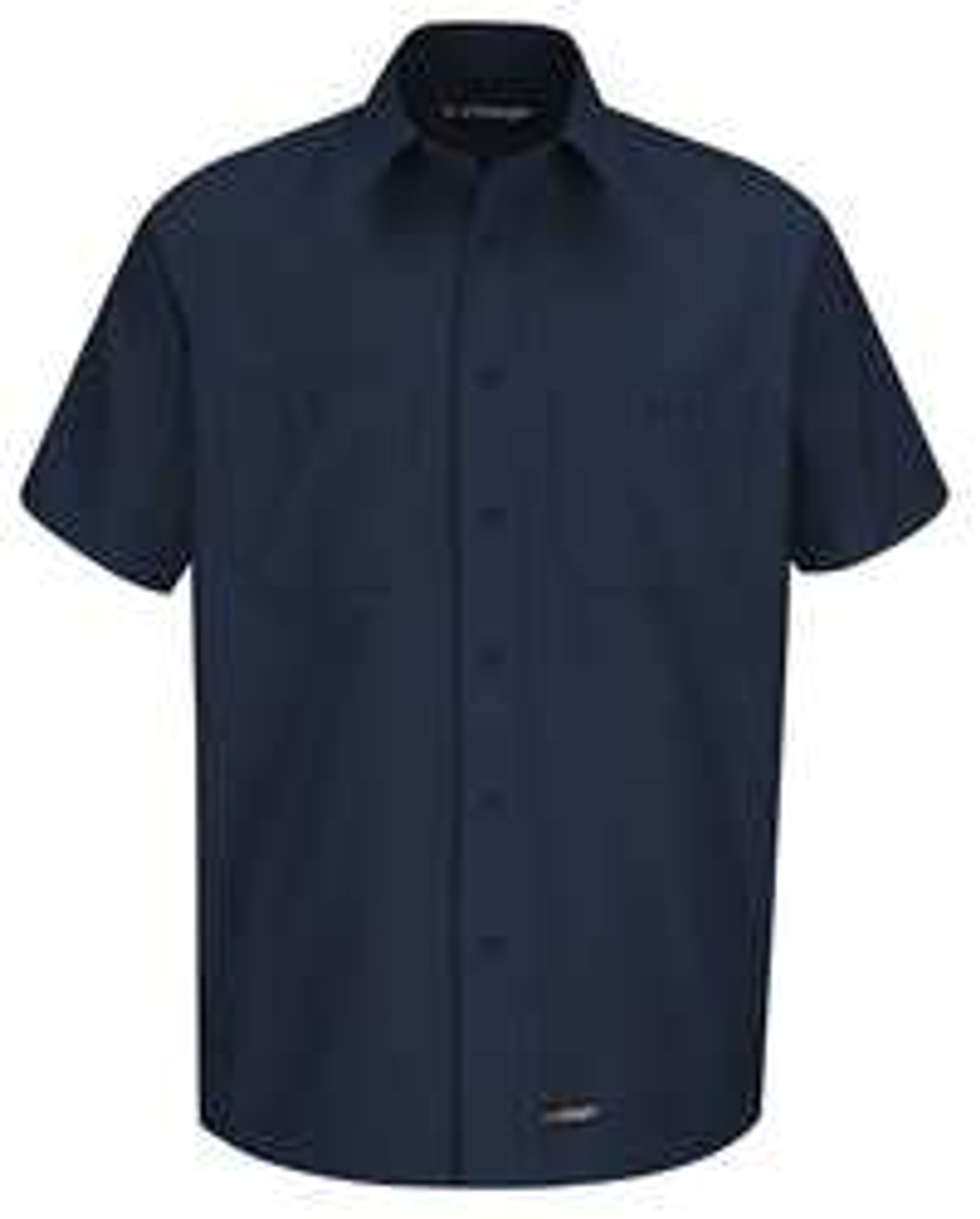 WRANGLER WS20NVSSXXL LONG SLEEVE SHIRT NAVY POLYESTER/COTTON