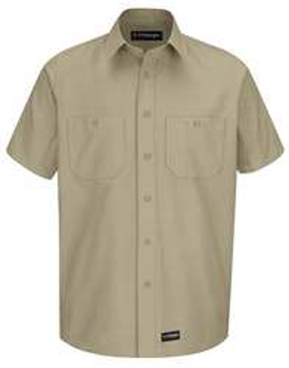 WRANGLER WS20KHSSL LONG SLEEVE SHIRT KHAKI POLYESTER/COTTON