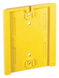 RETRACTA-BELT WP412F-YW YELLOW WALL MOUNT PLATE FOR WM412