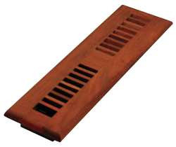 DECOR GRATES WLC212-N 2X12 LOUVERED SOLID CHERRY NATURAL