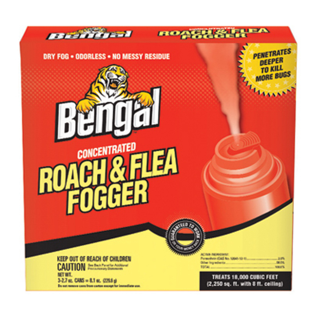 BENGAL CHEMICAL 55201 ROACH & FLEA FOGGER           