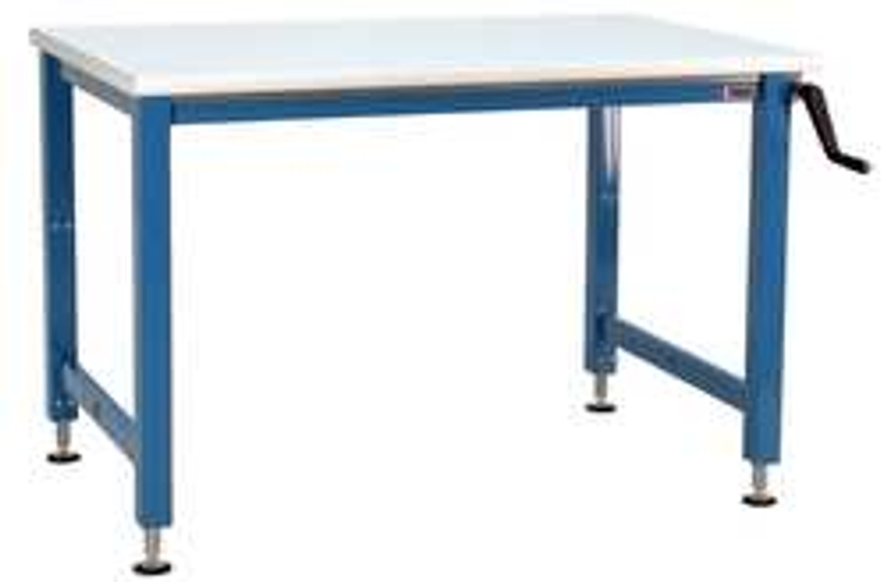 BENCHPRO AMF3072 ERGO WORKBENCH BLUE 72LX30WX30H IN.